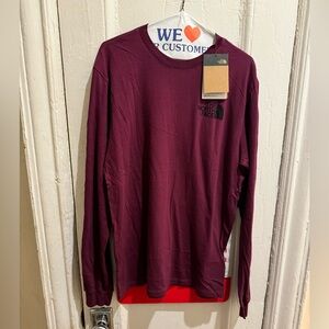 New The North Face LS T-Shirt Size M